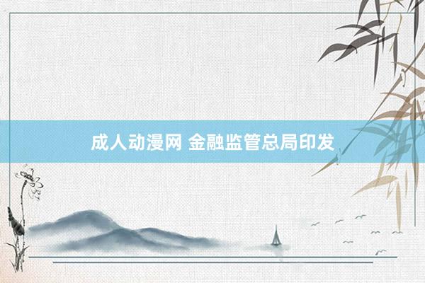 成人动漫网 金融监管总局印发